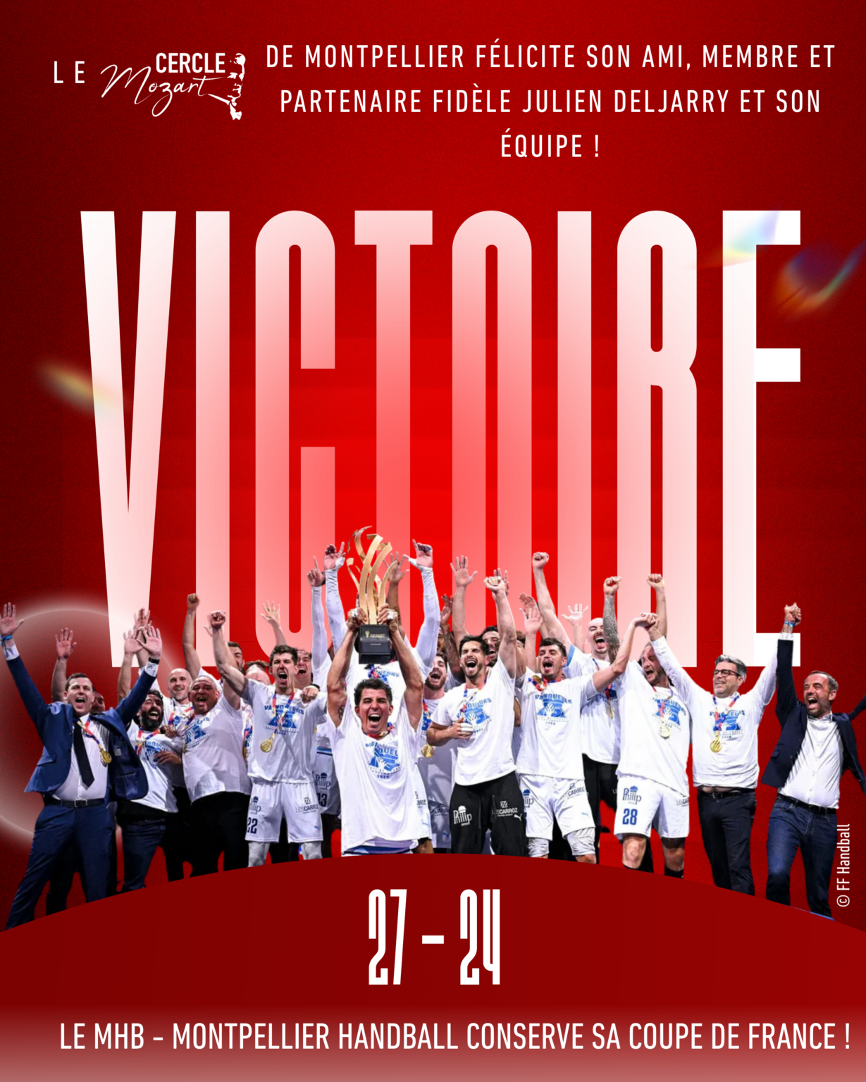 MHB Coupe de France 2026 - Julien Deljarry Cercle Mozart Montpellier